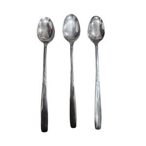 3 stainless steel ice tea spoons